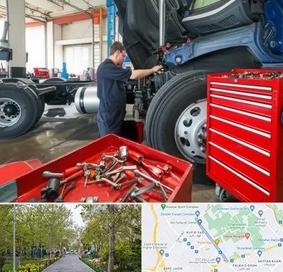 لوازم یدکی کامیون در قدوسی غربی شیراز 