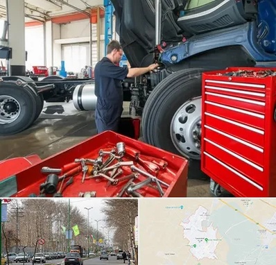 لوازم یدکی کامیون در نظرآباد کرج 