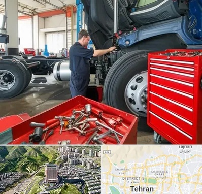 لوازم یدکی کامیون در شمال تهران 