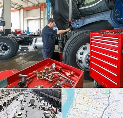 لوازم یدکی کامیون در نادری اهواز 