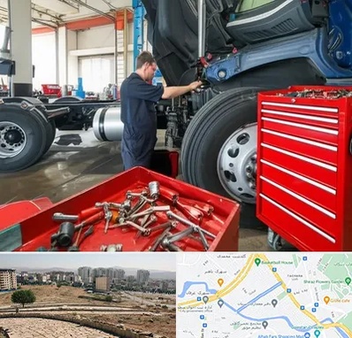 لوازم یدکی کامیون در کوی وحدت شیراز 