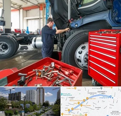 لوازم یدکی کامیون در اندرزگو 