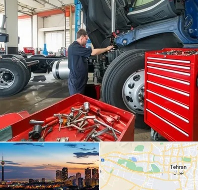 لوازم یدکی کامیون در غرب تهران 