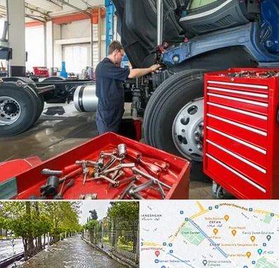 لوازم یدکی کامیون در خیابان ارم شیراز 