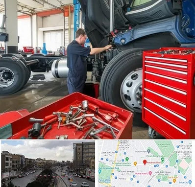 لوازم یدکی کامیون در بلوار فردوسی مشهد 