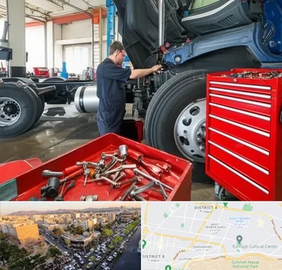 لوازم یدکی کامیون در تهرانپارس 