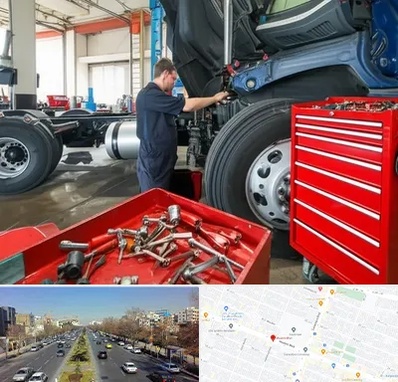 لوازم یدکی کامیون در بلوار معلم مشهد 