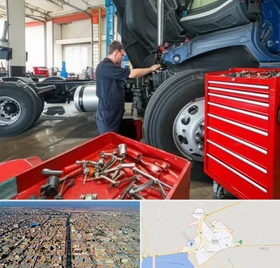 لوازم یدکی کامیون در بندر ماهشهر