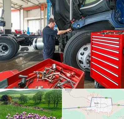 لوازم یدکی کامیون در سراب