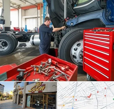 لوازم یدکی کامیون در عطاران قم 