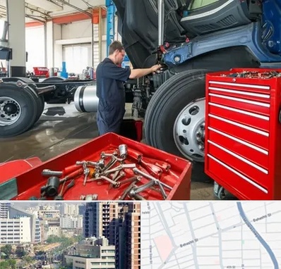 لوازم یدکی کامیون در خیابان بهشتی 