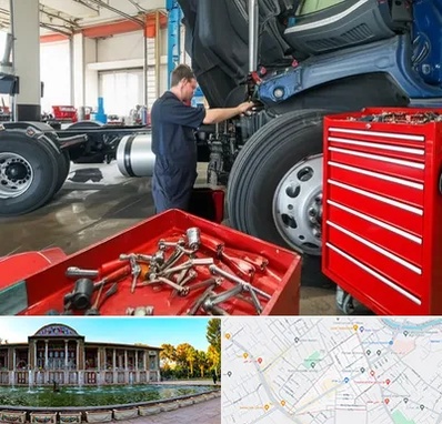 لوازم یدکی کامیون در عفیف آباد شیراز 