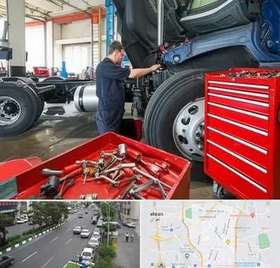 لوازم یدکی کامیون در ستارخان 