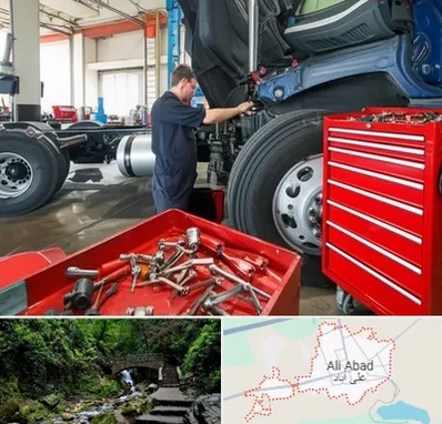 لوازم یدکی کامیون در علی آباد کتول