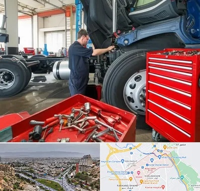 لوازم یدکی کامیون در معالی آباد شیراز 