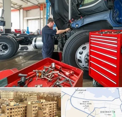 لوازم یدکی کامیون در جنوب غرب تهران