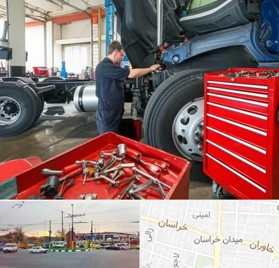 لوازم یدکی کامیون در میدان خراسان