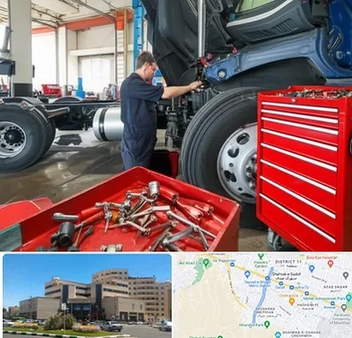 لوازم یدکی کامیون در صیاد شیرازی مشهد 