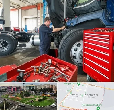 لوازم یدکی کامیون در تهرانسر 