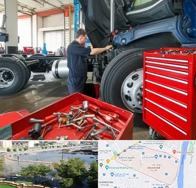 لوازم یدکی کامیون در گلستان اهواز 