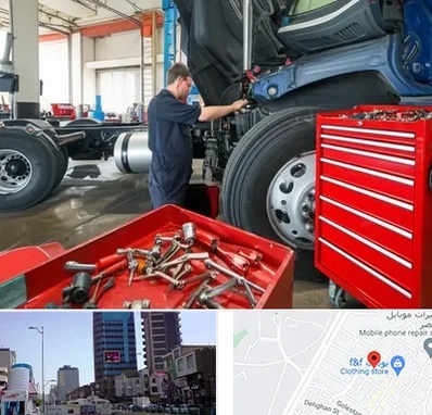 لوازم یدکی کامیون در چهارراه طالقانی کرج 