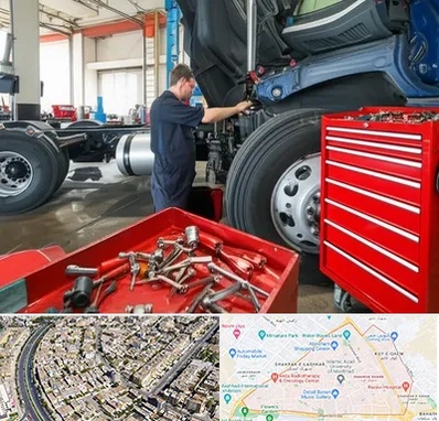 لوازم یدکی کامیون در شهرک غرب مشهد 