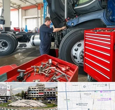 لوازم یدکی کامیون در مرکز تهران 