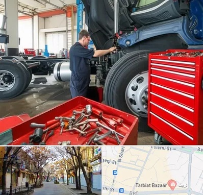 لوازم یدکی کامیون در تربیت تبریز 