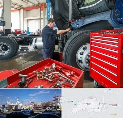 لوازم یدکی کامیون در ماهدشت کرج 