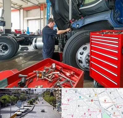 لوازم یدکی کامیون در خیابان زند شیراز 