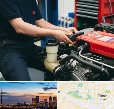 لوازم یدکی کامیون بنز در غرب تهران 