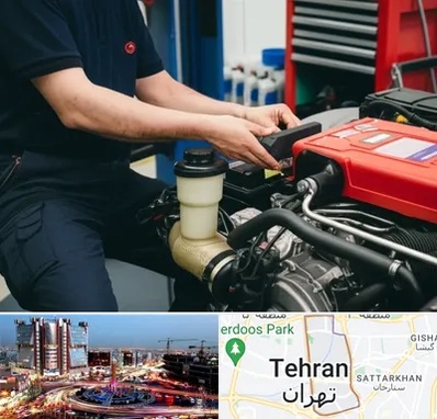 لوازم یدکی کامیون بنز در صادقیه 