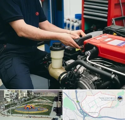 لوازم یدکی کامیون بنز در مرزداران تبریز 