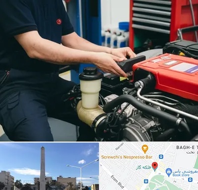 لوازم یدکی کامیون بنز در فلکه گاز شیراز 