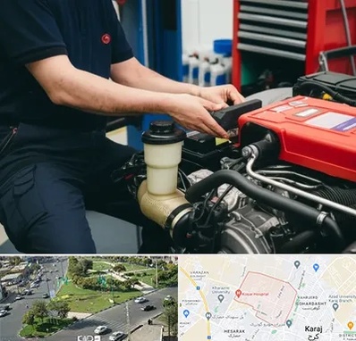 لوازم یدکی کامیون بنز در شاهین ویلا کرج 