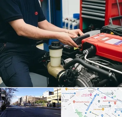 لوازم یدکی کامیون بنز در خیابان ملاصدرا شیراز 