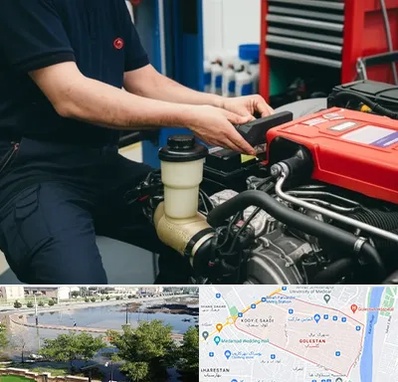 لوازم یدکی کامیون بنز در گلستان اهواز 