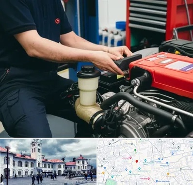 لوازم یدکی کامیون بنز در میدان شهرداری رشت 