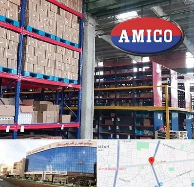 لوازم یدکی آمیکو در نصف راه تبریز 