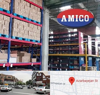 لوازم یدکی آمیکو در خیابان آذربایجان