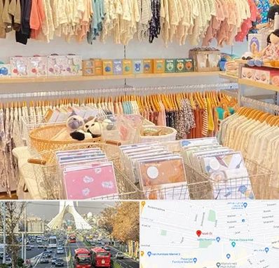 عمده فروشی سیسمونی در خیابان آزادی