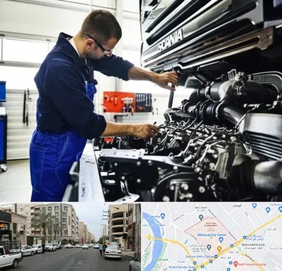 لوازم یدکی اسکانیا در زیتون کارمندی اهواز 