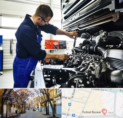 لوازم یدکی اسکانیا در تربیت تبریز 
