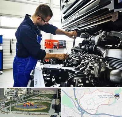 لوازم یدکی اسکانیا در مرزداران تبریز 