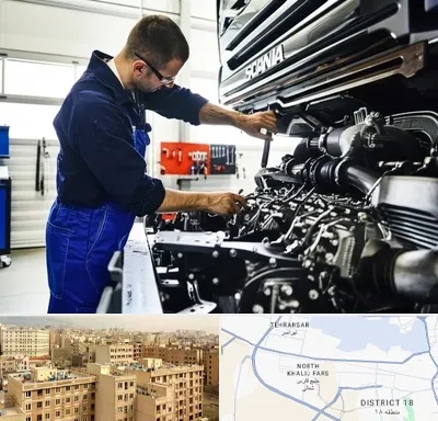 لوازم یدکی اسکانیا در جنوب غرب تهران