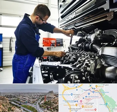 لوازم یدکی اسکانیا در معالی آباد شیراز 