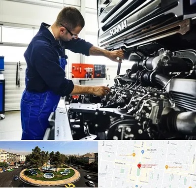 لوازم یدکی اسکانیا در هفت حوض