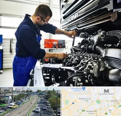 لوازم یدکی اسکانیا در جنوب تهران 