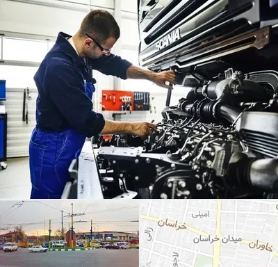 لوازم یدکی اسکانیا در میدان خراسان