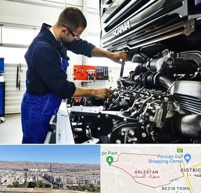 لوازم یدکی اسکانیا در شهرک گلستان شیراز 